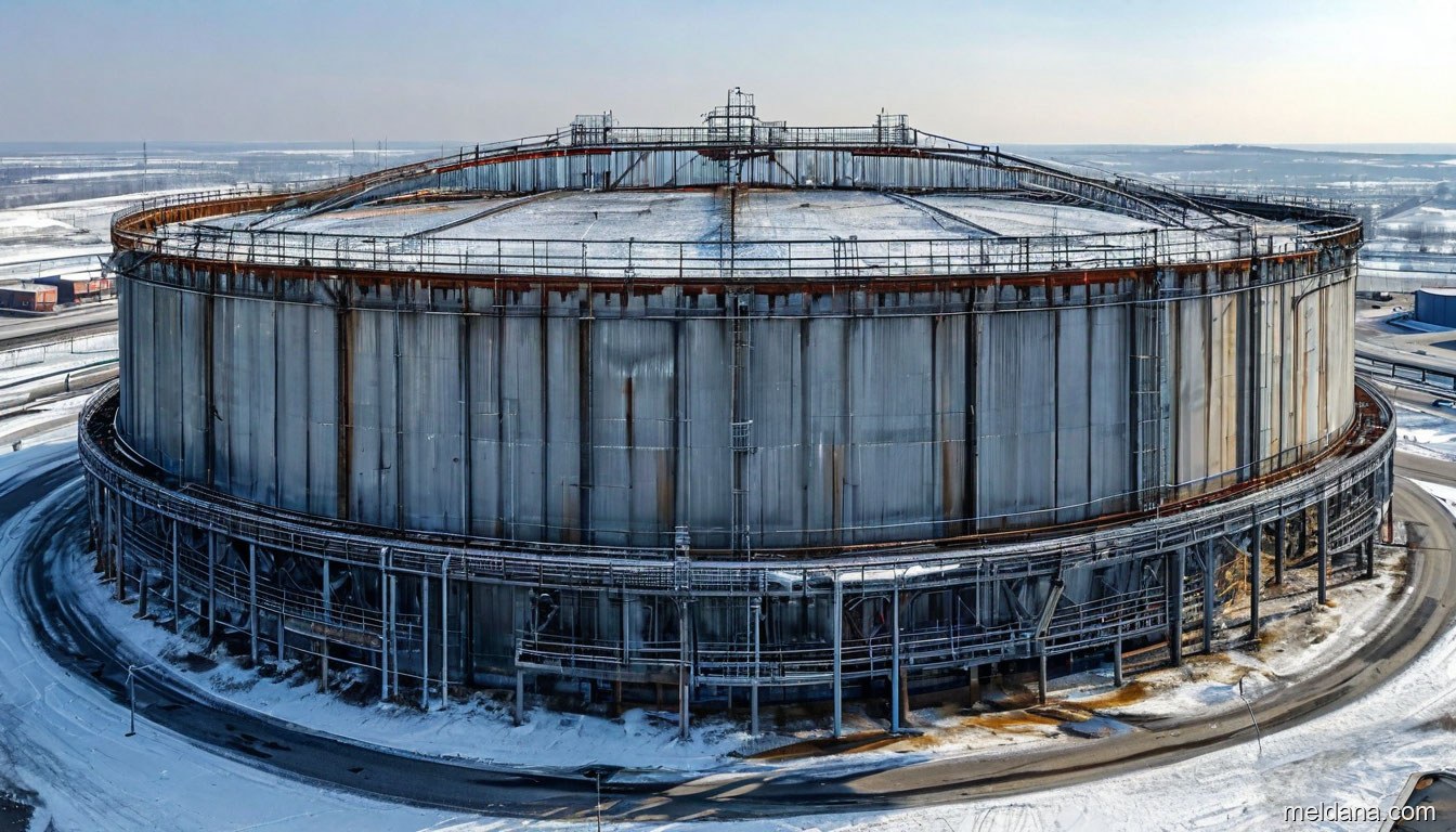 Антидроновая защита резервуара РВС-50000 Мегионе — ЗОК ЗАСЛОН по СП 542