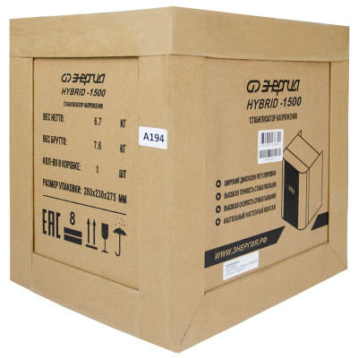 Стабилизатор ЭНЕРГИЯ Нybrid 1500 